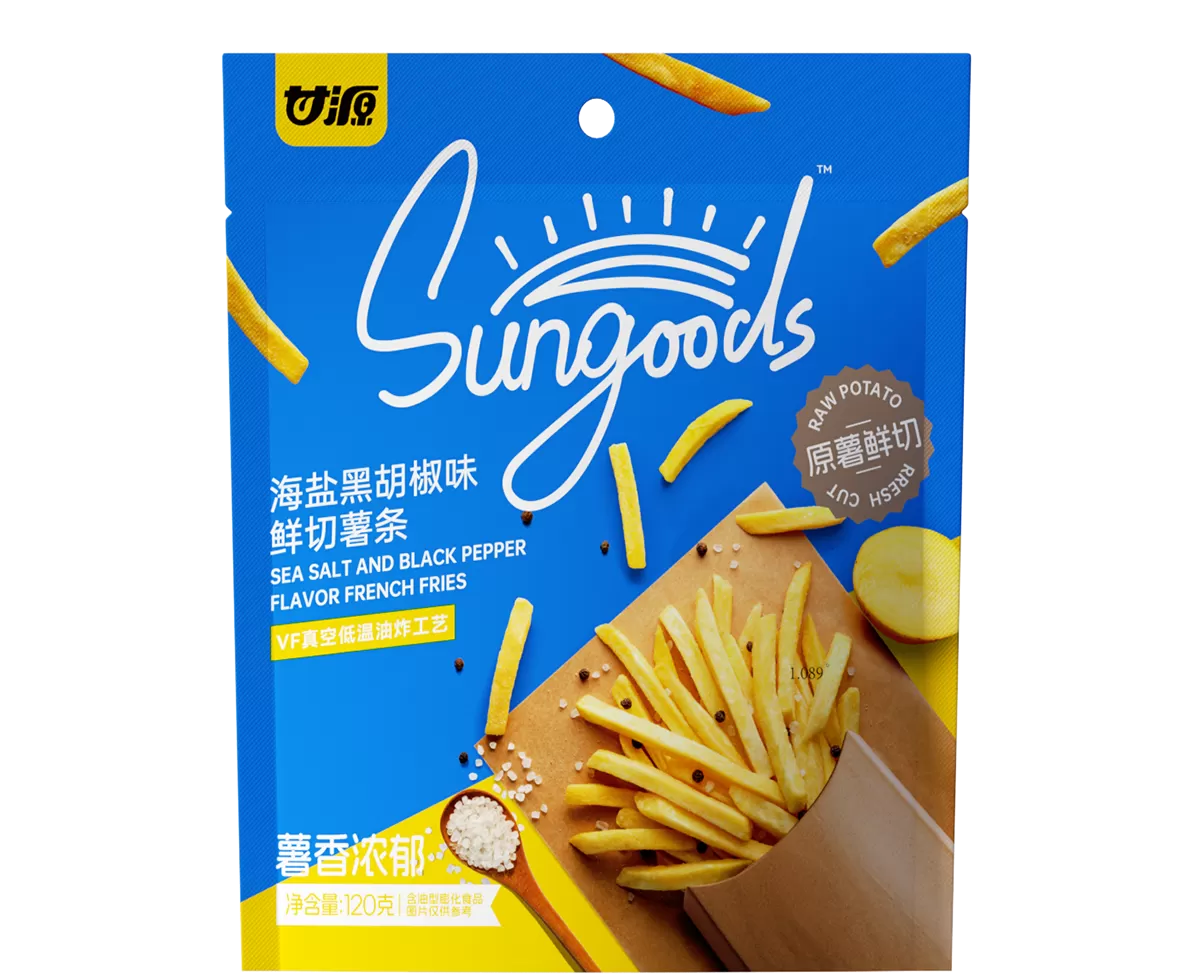 Fresh Cut French Fries Salt & Pepper Flavor 120G