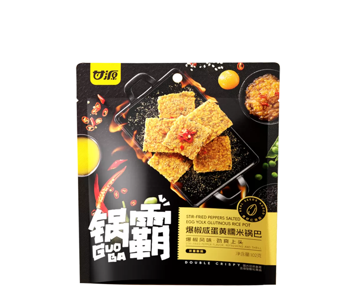 Glutinous Rice Crust Chilli & Salted Egg Flavor 102G