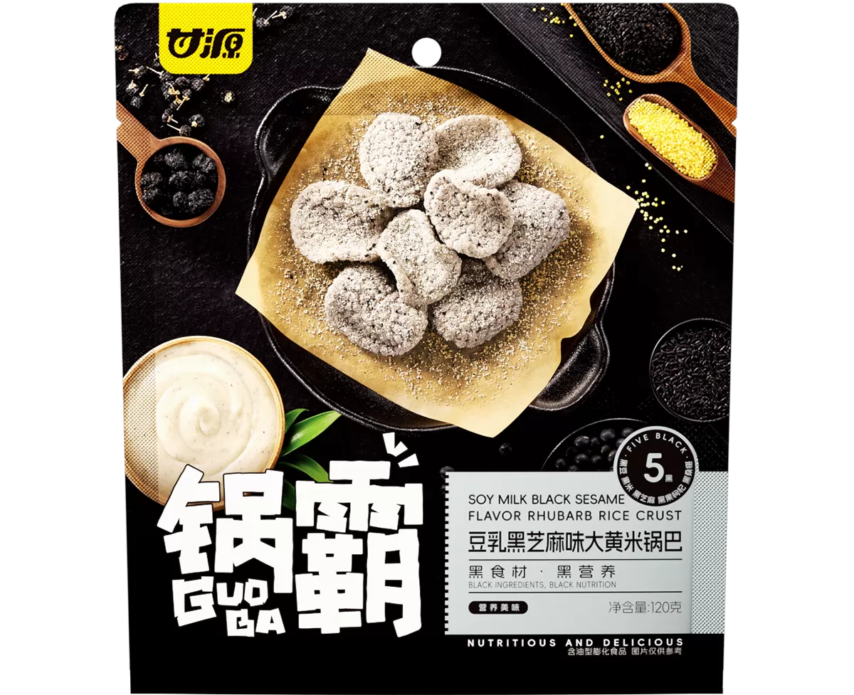 Millet Crust Soymilk & Black Sesame Flavor 120G