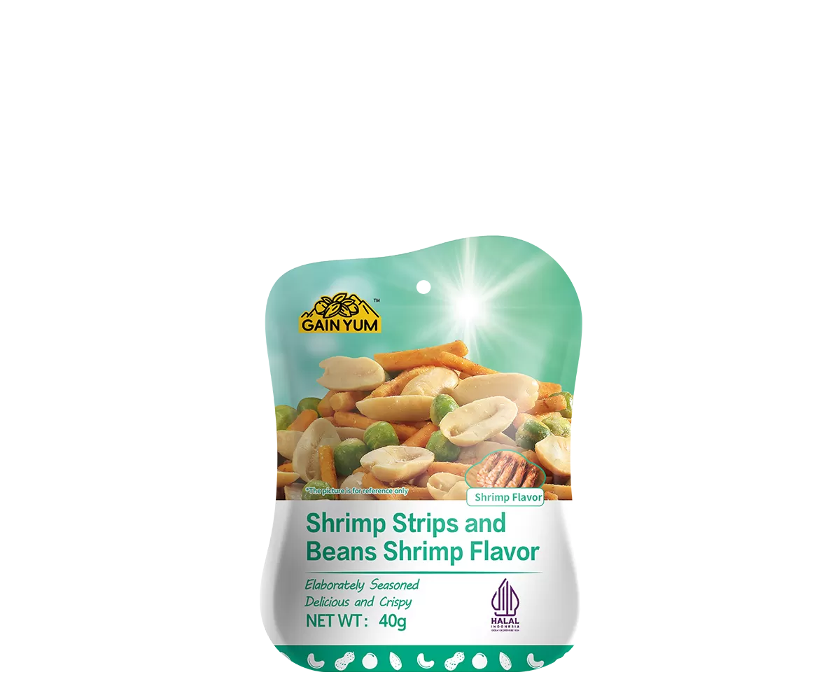 Shrimp Strips and Beans Shrimp Flavor 40g